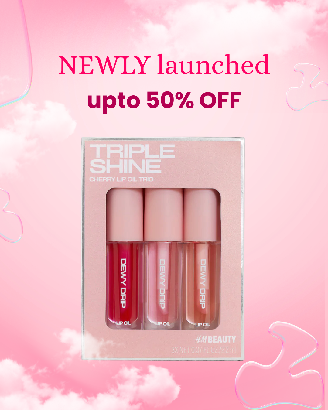 Cherry Lip Oil Trio