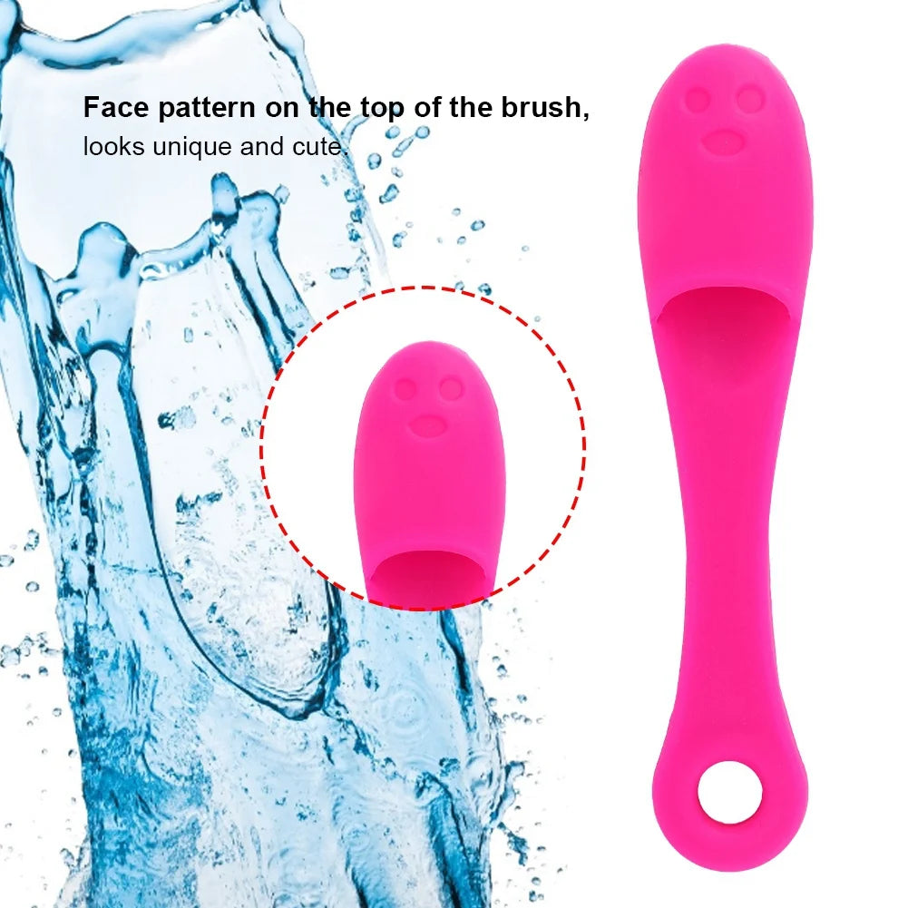 Mini Silicone Face Cleaner Black Head Remover Brush - Pack of 2