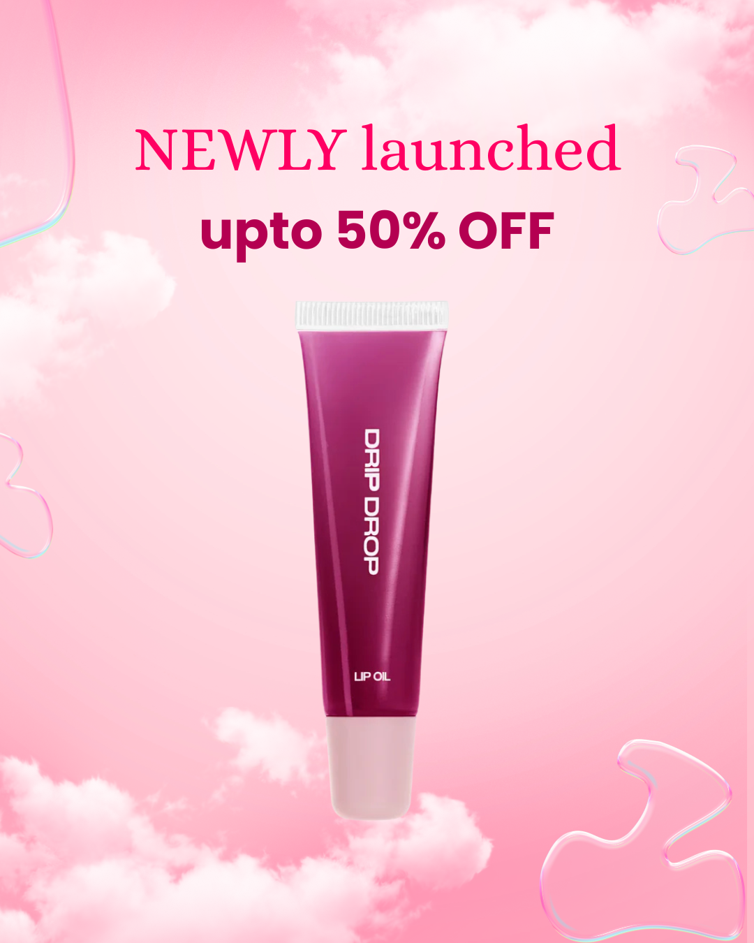 Bubble Gum Lip Oil Drip Drop